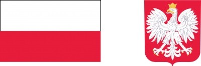 Flaga oraz godło POLSKI